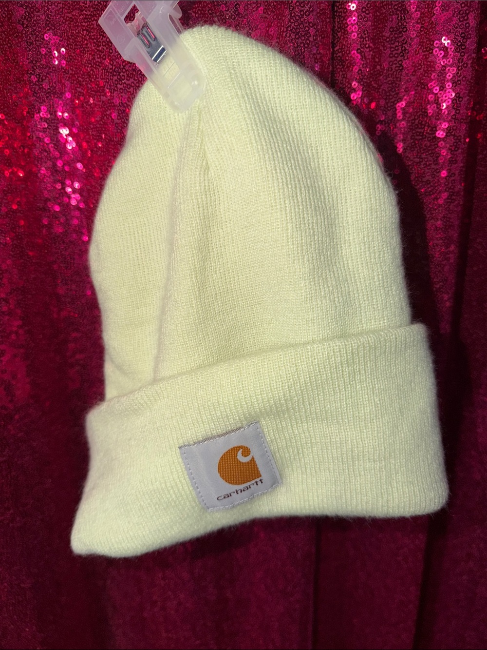 Carhartt Beanie with Gold Logo Patch